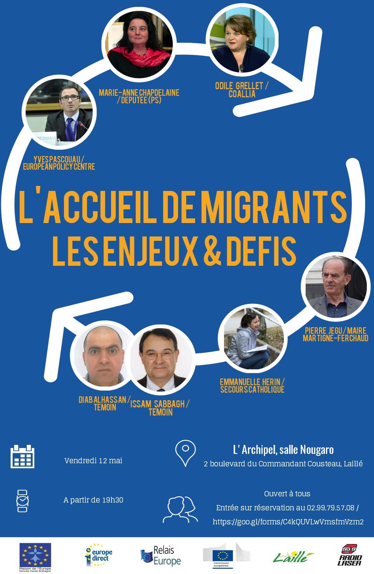 L'accueil De Migrants : Quels Enjeux Et Défis ? - Maison De L'Europe De ...