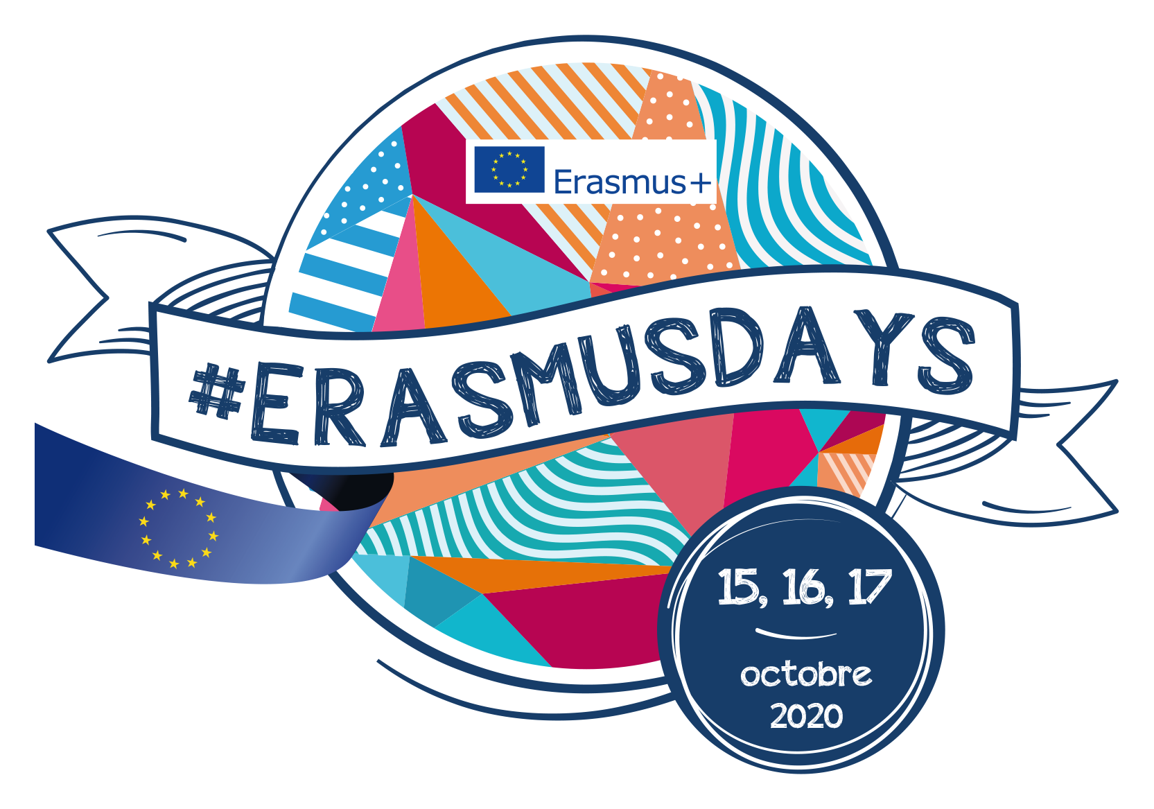 Erasmusdays Logo 2020 Fr Bleu