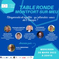Table ronde : citoyenneté et égalité : qu'attendez-vous de l'Europe ?