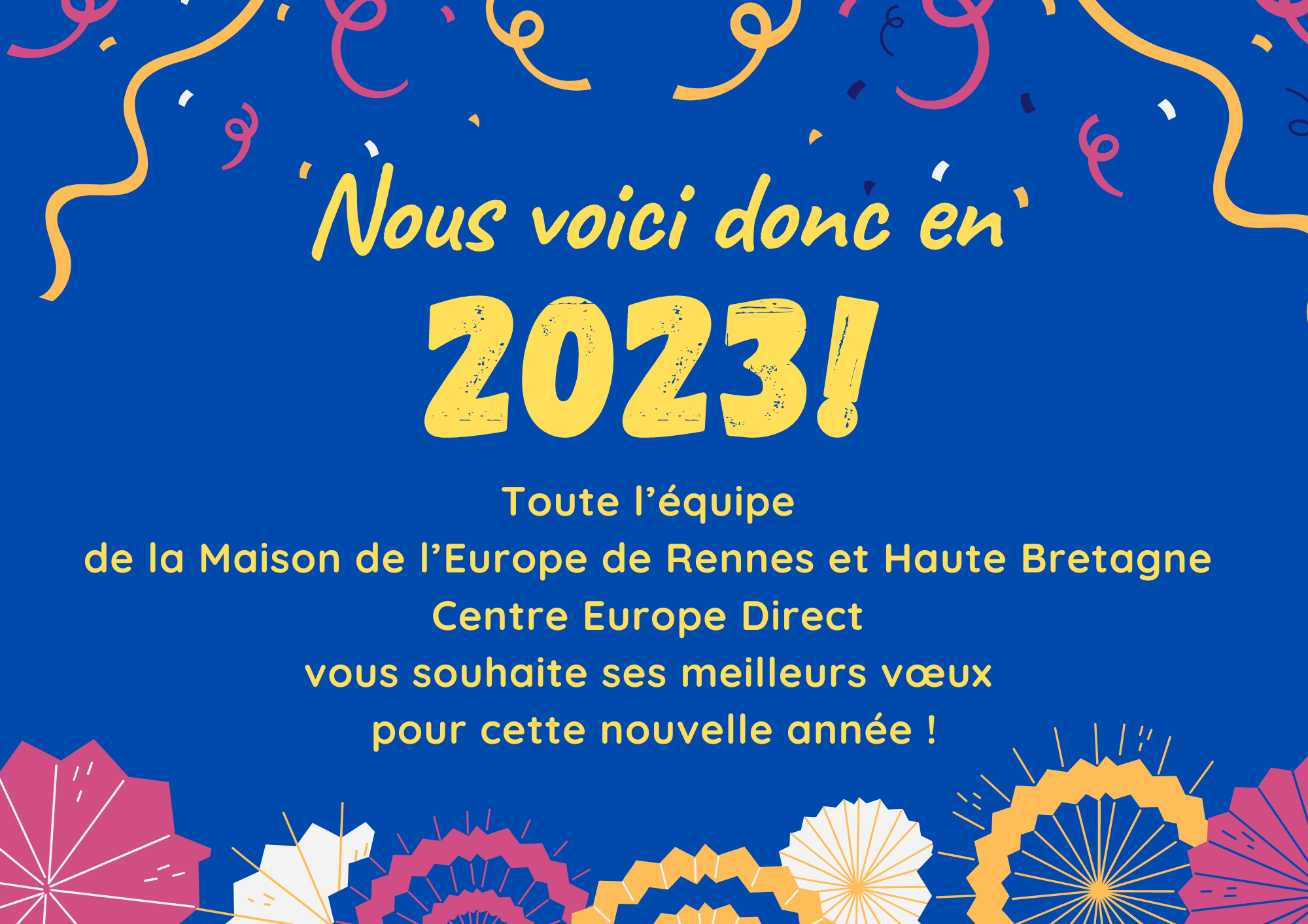 Meilleurs Voeux 2023