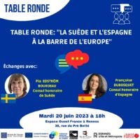 Table ronde : "La Suède et L'Espagne à la barre de l'Europe"