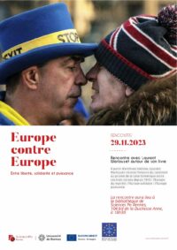 Europe contre Europe - Entre liberté, solidarité et puissance @ La bibliothèque de Sciences Po Rennes