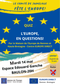 Quiz citoyen " L'Europe, en questions !" @ Espace Edouard Ganche