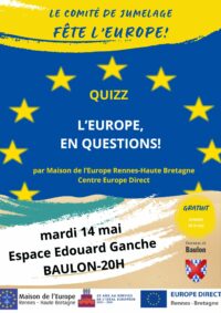 Quiz citoyen " L'Europe, en questions !" @ Espace Edouard Ganche