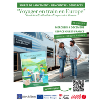 Rencontre avec Gwénaëlle & Victor, auteurs du livre "Voyager en train en Europe" @ Ouest - France