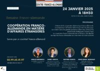 Conférence "Coopération franco-allemande en matière d'affaires étrangères" @ Centre franco-allemand de Rennes