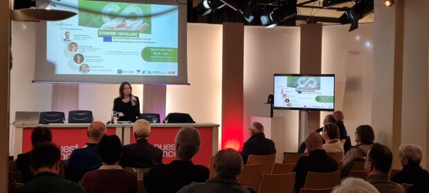 Isabelle Quanquoit illustre l'économie circulaire sur le territoire des Vallons de Vilaine